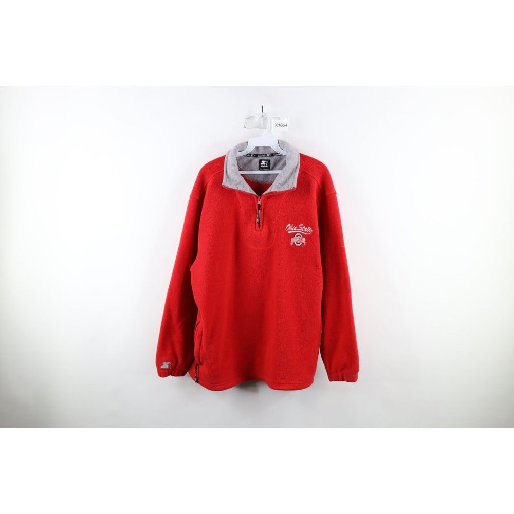 Vtg 90s Starter Mens Large Spell Out Script Ohio … - image 1